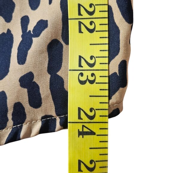 BP Women's Leopard Lace Camisole Top Med Y2K Indie Sleaze Dark Academia Layering - Picture 7 of 9